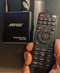 HDMI Media Player, Black Mini 1080p Full-HD Ultra HDMI Digital Media Player for -MKV/RM- HDD USB Drives and SD Cards 36 81cLecTdAbL