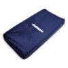 American Baby Company Heavenly Soft Chenille Contoured Changing Table Cover- Navy 3 81cLvTrQ5FL