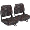 Leader Accessories A Pair of New Low Back Folding Boat Seats(2 seats) B--Camo 6 81cMXbDoHwL