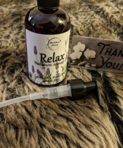 Relax Therapeutic Body Massage Oil - with Best Essential Oils for Sore Muscles & Stiffness – Lavender, Peppermint & Marjoram - All Natural - with Sweet Almond, Grapeseed & Jojoba Oil 8oz 8.5 Fl Oz (Pack of 1) 36 81cMlbOmgEL 3