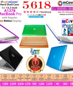 iPearl mCover Hard Shell Case with FREE keyboard cover for Model A1278 13.3-inch Regular display Aluminum Unibody MacBook Pro - CLEAR 18 81cNbn51roL