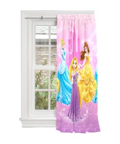 Franco Kids Room Darkening Window Curtain Panel, 42 in x 63 in, Disney Princess 19 81cNigIW1oL
