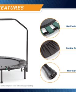 Marcy Trampoline Cardio Trainer with Handle ASG-40, Black 20 81cO5o3bUHL