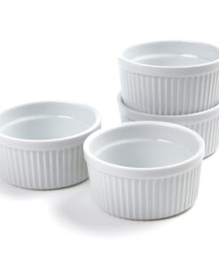 Norpro 8oz/240ml Porcelain Ramekins, Set of 4 22 81cP8uX1U6L