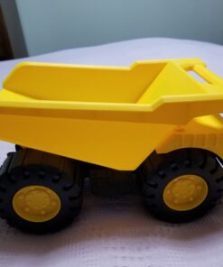 Amazon Basics Toy Construction Vehicle Set, Dump Truck and Bulldozer, Indoor/Outdoor, 10-Inch, Pack of 2, Yellow, 10.25" x 12" x 5.75" 67 81cPCrPC2QL