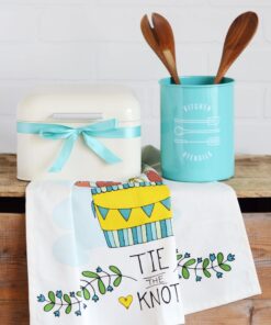 Now Designs Powder-Coated Steel Utensil Crock, Turquoise 27 81cQYLWpwvL