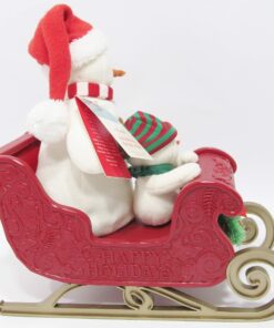 Hallmark Twinkling Sleigh Ride Snowman Techno Plush 7 81cRVZ6cQ1L