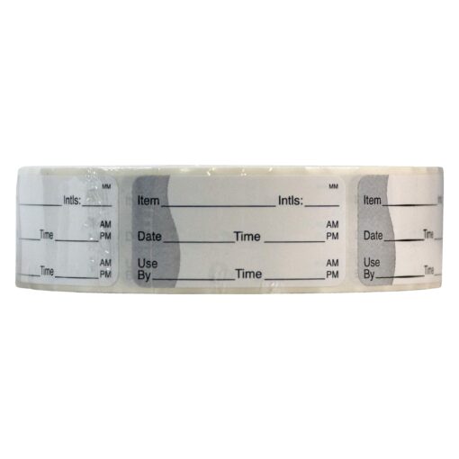 DayMark Safety Systems-IT110117 Removable Item/Date/Time Use-by Shelf-Life Label, 1" x 2" (Roll of 1000)