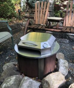 Onlyfire Stainless Steel Pizza Oven Kit for 22 Inch Charcoal Kettle Grilll - Outdoor Grill Top Pizza Oven Kit, Pizza Maker Tool Set Including Pizza Chamber, Pizza Stone, Pizza Peel and Thermometer 34 81cTKnjuWL