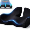 Benazcap X Large Memory Seat Cushion for Office Chair Ergonomic Cushions Pad Pillow for Pressure Relief Sciatica & Pain Relief Memory Foam for Long Sitting for Gaming Chair and Car Seat 6 81cY9ep3avL