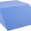 DMI Ortho Bed Wedge Elevated Leg Pillow, Supportive Foam Wedge Pillow for Elevating Legs, Improved Circulataion, Reducing Back Pain, Post Surgery and Injury, Recovery, Blue 8" x 20" x 24" 8 Inch 52 81cYL7ZCUL