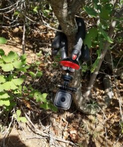 Tripod for iPhone, Fotopro Flexible Camera Tripod with Remote for iPhone 12 XS,Samsung, Waterproof and Anti-Crack Phone Tripod Stand for GoPro, Portable Travel Tripod for Live Streaming Vlogging Video Black and red 51 81caWEYNkKL