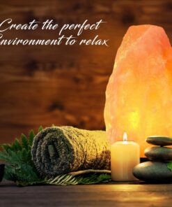 Himalayan Glow A-900AC-2PK Multi-Color Crystal Rock Night Light with Plastic Base & Dimmer Switch, Classic Table Lamp for Home Decor, 3-5 Lbs-Pack of 2, 5-7 lbs/EACH, 2 Count Plastic Base Salt Lamp - 2 Pack 18 81ceqlyUwbL