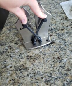 Official As Seen On TV Bavarian Edge Kitchen Knife Sharpener by BulbHead, Sharpens, Hones, & Polishes Serrated, Beveled, Standard Blades 43 81cer5XWcIL