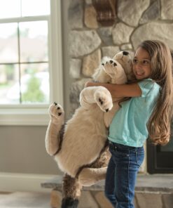 Wild Republic Jumbo Wolf Plush, Giant Stuffed Animal, Plush Toy, Gifts for Kids, 30 Inches Single 33 81cfe637ShL