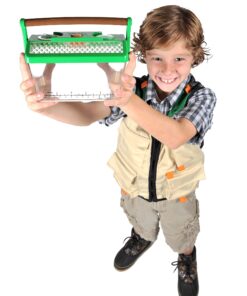 Nature Bound NB508 Bug Catcher Vacuum with Light Up Critter Habitat Case for Backyard Exploration - Complete kit for Kids Vacuum with Case 34 81cfebePD3L