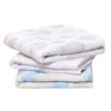 aden + anais Luxury Utility Squares, 100% Organic Cotton Muslin, Light and Breathable Essential for Carry Bag, 3 Pack, Above The Clouds 22 81chase6FDL