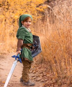 Link Prestige Legend of Zelda Nintendo Costume, Small/4-6 S (4-6) 14 81chg71PnCL