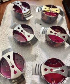 EricX Light Metal Candle Wick Centering Device 21 Pieces Candle Wick Holder for Candle Making 21-pcs 13 81ciIxWoqIL