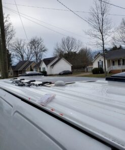 Fan-Tastic Vent RV Roof Vent with Thermostat, Model 3350, White, Manual and Automatic Speed 12 Volt RV Vent Fan, Smoke Dome RV Vent Cover 7 81cj gtVSnL