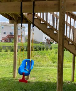 DCAL Gear Tree Swing Hanging Straps Kit - Easy & Fast Installation - 5ft Extra Long Straps Hold 2000 lb - Safer Lock Snap Carabiner Hooks Perfect to Tree Swing, Swing Sets, Tire Swing & Hammock 38 81cj1fp4agL