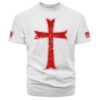 Dion Wear Knights Templar Crusader Cross Men's T-Shirt X-Large White 9 81cku2jWXL