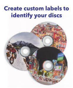 Verbatim DVD-R 4.7GB 16X White Inkjet Printable with Branded Hub, 100-Disc 100pk Spindle 7 81cmFuRCcNL