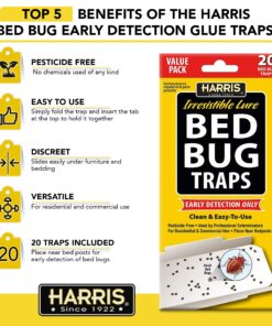 HARRIS Bed Bug Traps - Parent (20-Pack) 15 81cmYvnXYDL