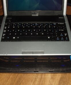 AICHESON Laptop Cooling Pad 2 1000RPM Fans Portable Computer Cooler, Blue LEDs, S007 79 81cmrKnNUoL