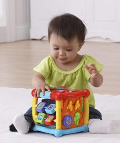 VTech Busy Learners Activity Cube, Multicolor Red Standard Packaging 37 81cmvBB73qL
