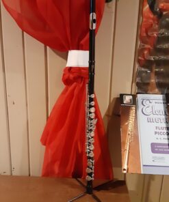 Mendini By Cecilio Flutes - Closed Hole C Flute For Beginners, 16-Key Flute with a Case, Stand, Lesson Book, and Cleaning Kit, Musical Instrument for Kids, Black Flute 19 81cnbt4SMyL