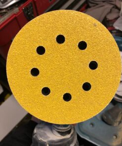Alternative view of Mirka Gold 5 inch Sandpaper Discs / 8-Hole / 60-Grit / 50-Pack/Dustless Hook and Loop Sanding / 23-615-060