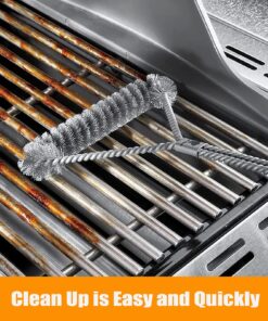 Hisencn 16 7/8" Grill Grates Replacement for Charbroil 463436213, 463436214, 463436215, 463420508, 463440109, 463441312, 463441514, Thermos 461442114, Stainless Steel Cooking Grate, G432-1800-W1 16 7/8" x 27 15/16" 15 81cpG1 duhL