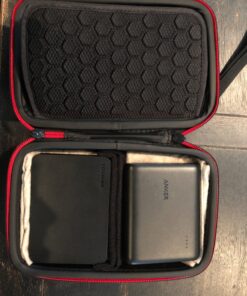 Smatree Hard Case Compatible for Apple14&16inch MacBook Pro's Pencil,Magic Mouse,Magsafe Power Adapter,BeatsX, Monster Magnetic Charging Cable,Travel MacBook Pro Accessories Organizer Bag,Black Black 54 81cpITh14L 3