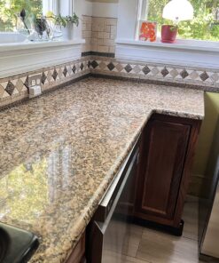 Granite Gold Polish Spray, Streak-Free Shine for Granite, Quartz, Marble, Travertine, Natural Stone Countertops, 24 Fl Oz (Pack of 1) 24 Fl Oz (Pack of 1) 33 81crDok63L