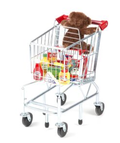 Melissa & Doug Toy Shopping Cart With Sturdy Metal Frame - Toddler Shopping Cart, Pretend Grocery Cart, Supermarket Pretend Play Shopping Cart For Kids Ages 3+ 26 81crF0sUl6L