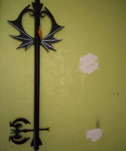 Pumpkin Hearts Oblivion Kingdom Keyblade Metal Replica Sword 19 81crHcj59UL