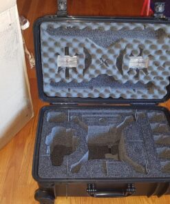 Case Club Pre-Cut Waterproof Drone Case with Wheels, Extension Handle & 2 Moisture Absorbing Silica Gel - Fits DJI Phantom 4 (Propellers On) 68 81crlHjNFyL 2