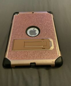 BENTOBEN Case for iPad Air 2/iPad 9.7 2017/2018/Pro 9.7, iPad 5th/6th Generation Case, Glitter 3Layer Full Body Protective Kickstand Durable Leather Shockproof Girls Women Kids Tablet Cover, Rose Gold K381-Rose Gold 39 81csKWmJs5L