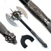Ace Martial Arts Supply Death's Head Skull Fantasy Battle Axe with Plaque 89 81csiR4XgoL