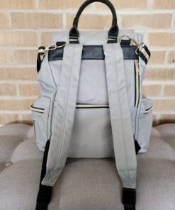 VS VOGSHOW Diaper Bag Backpack, Multifunction Stylish Travel Baby Bag Backpack with Crossbody Strap, Maternity Nappy Bag Gray 85 81csxyWX8WL