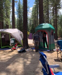 Texsport Portable Outdoor Camping Shower Privacy Shelter Changing Room, Gray, 1 Count (Pack of 1) 57 81ctOIoGZrL