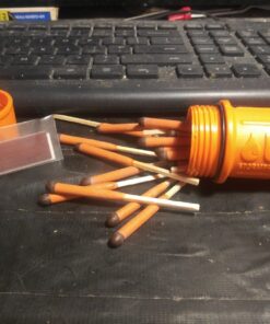 UCO Stormproof Match Kit with Waterproof Case, 25 Stormproof Matches and 3 Strikers No Color 44 81cuDtUTVCL
