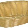 Set of 12, Woven and Bread Natural Color Basket, Oval, 9-1/2-inch 1 Set of 12 23 81cudKSl4JL
