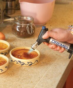 Dremel 2200-01 Versa Flame Multi-Function Butane Torch Perfect for Wood Burning, Leather Crafting, Stencil Cutting, Cordless Soldering, Hot-Knife Cutting of Foam, Plastics and Rope 29 81cuk3Q6QHL