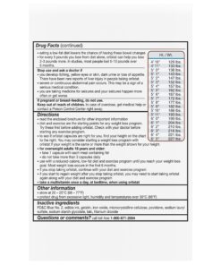 alli Weight Loss Diet Pills, Orlistat 60 mg Capsules, Non Prescription Weight Loss Aid, 120 Count Refill Pack 27 81cwO6f5fhL