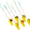 RIN Light-UP Emoticon Emoji FACE Whistle Necklace - 1 Dozen 16 81cwXguMO2L