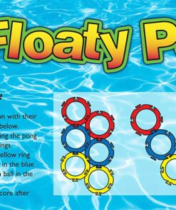 Alternative view of Water Sports Itza Floaty Pool Pong Backyard and Pool Game - Floating Ping Pong Pool Games for Adults and Family