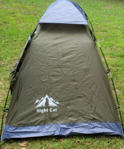 Night Cat Upgraded Backpacking Tents 1 2 Persons Easy Clip Setup Camping Tent Adults Scouts Heavy Rainproof Compact Lightweight Army Green 1 Person(7x3.8x3.8ft) 89 81cxaP9KVlL