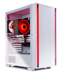 Skytech Gaming Shiva II Gaming PC Desktop – Intel Core i5 12600K 3.7 GHz, NVIDIA RTX 3060 Ti, 1TB NVME SSD, 16GB DDR4 RAM 3200, 650W Gold PSU, 240mm AIO, 11AC Wi-Fi, Windows 11 Home 64-bit,White 12600K | 3060 Ti 14 81cyAChHUGL